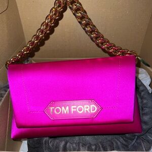 Tom Ford Pink Chain Shoulder Bag